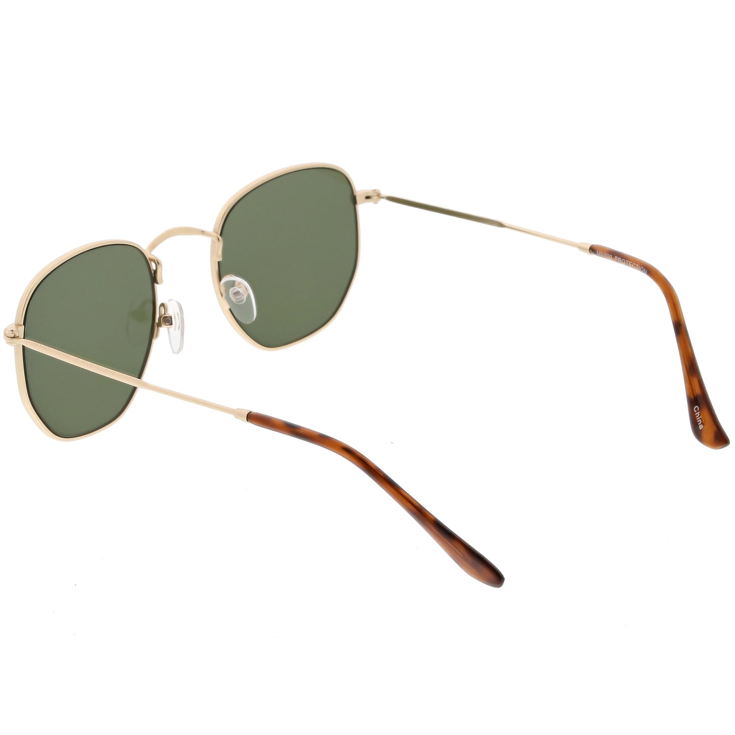 zeroUV - Retro Dapper Indie Modern Flat Geometric Lens Sunglasses C518