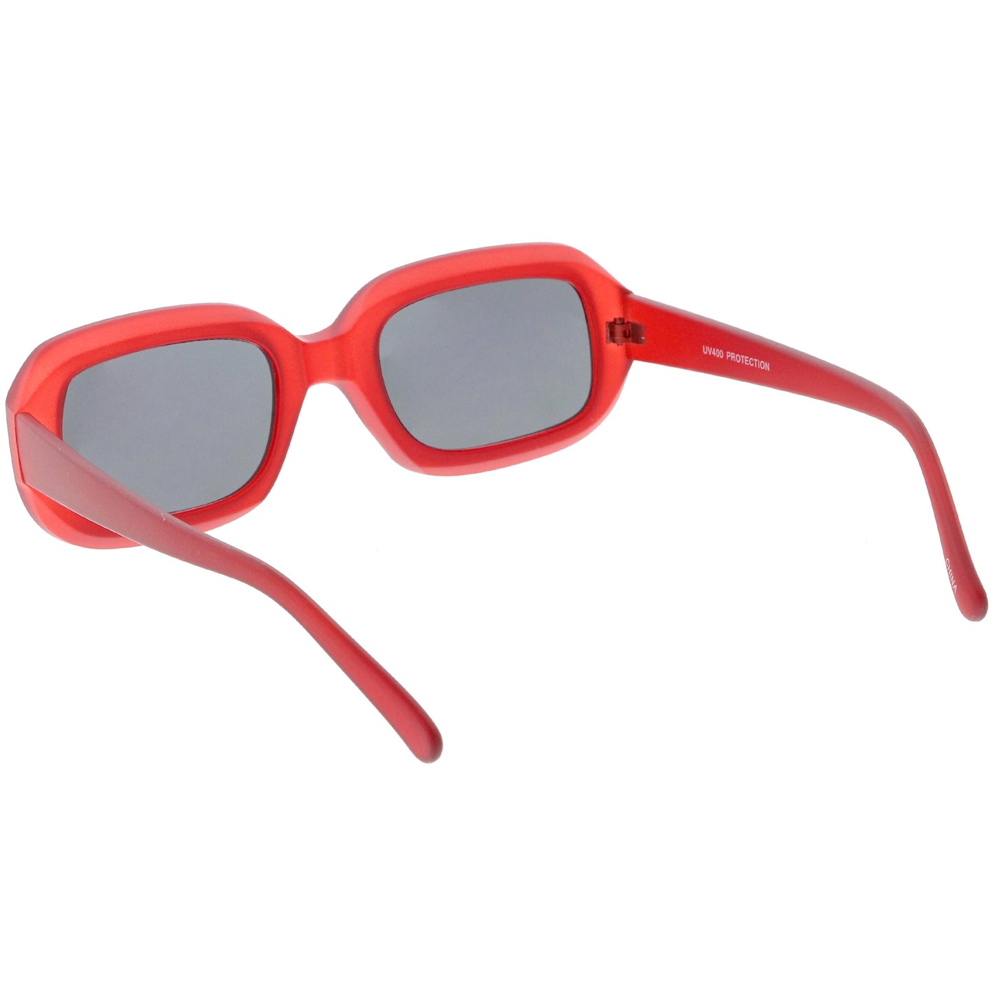 zeroUV - Artistic Retro Modern Deep Rectangle Block Flat Lens Sunglasses C673