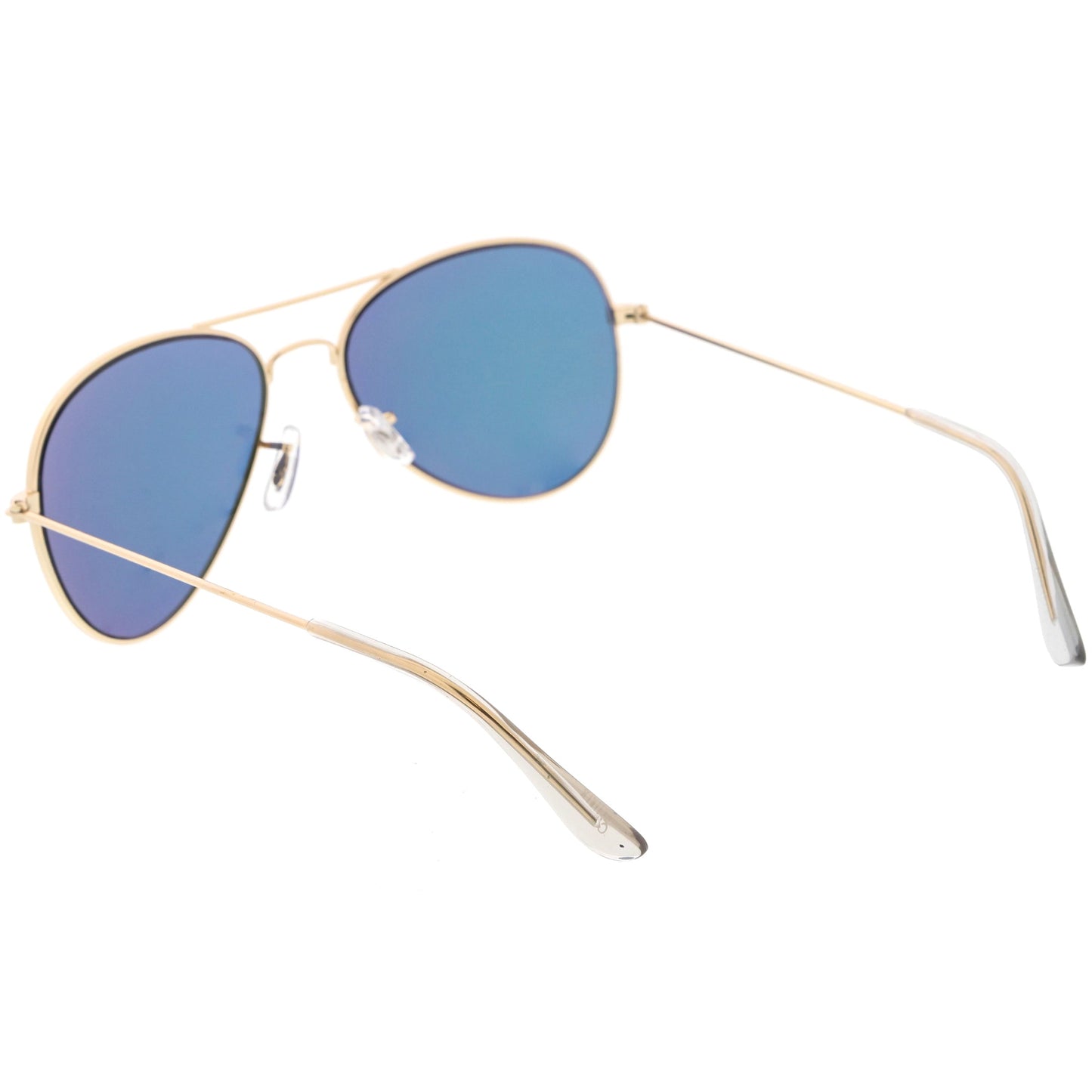 zeroUV - Classic Metal Colored Mirror Lens Aviator Sunglasses C775