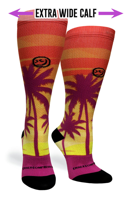 Crazy Compression Coconut Sunset - (Standard & Extra Wide)