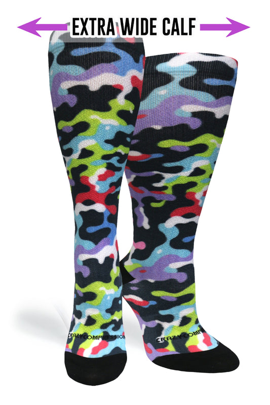 Crazy Compression Camo Array - (Standard & Extra Wide)