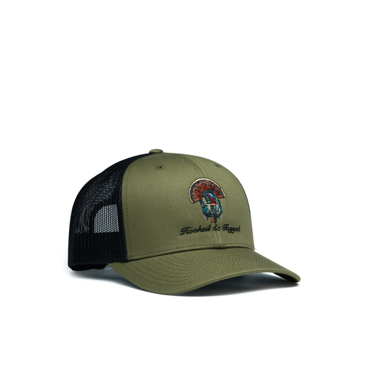 Hooked & Tagged - Full Strut Embroidered Hat