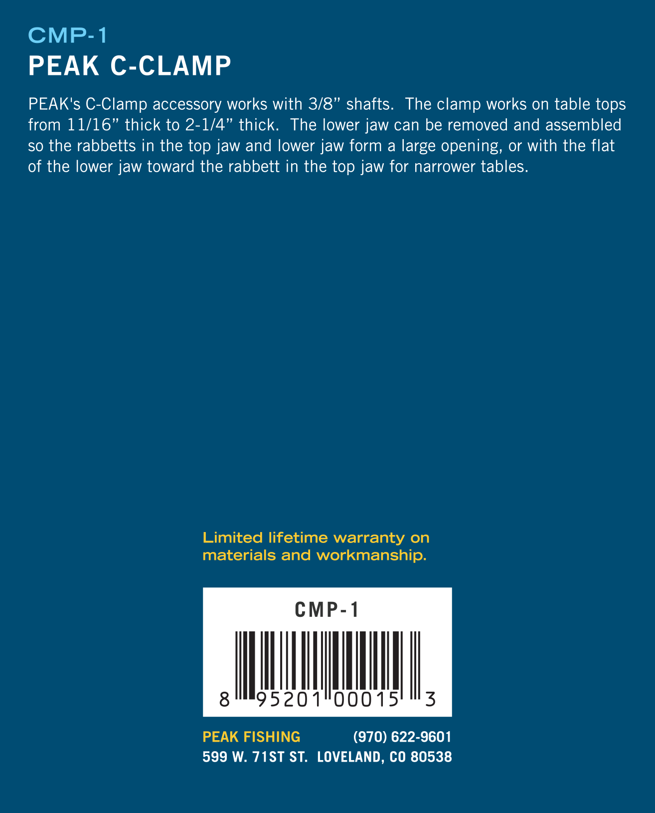 Togens PEAK C-Clamp