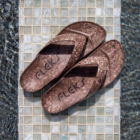 Fleks West Beach Flip Flop - Coconut Shell