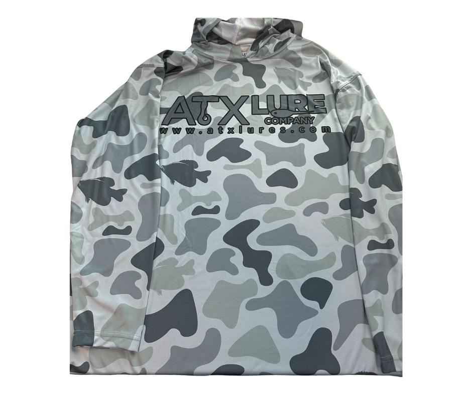 ATX Camo Hooded Fishing Shirt