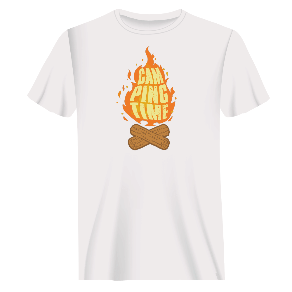 Outdoorzees Camp Fire Man T-Shirt