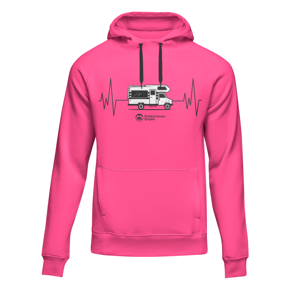 Outdoorzees Camping Cardiogram Unisex Hoodie