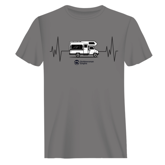 Outdoorzees Camping Cardiogram Man T-Shirt
