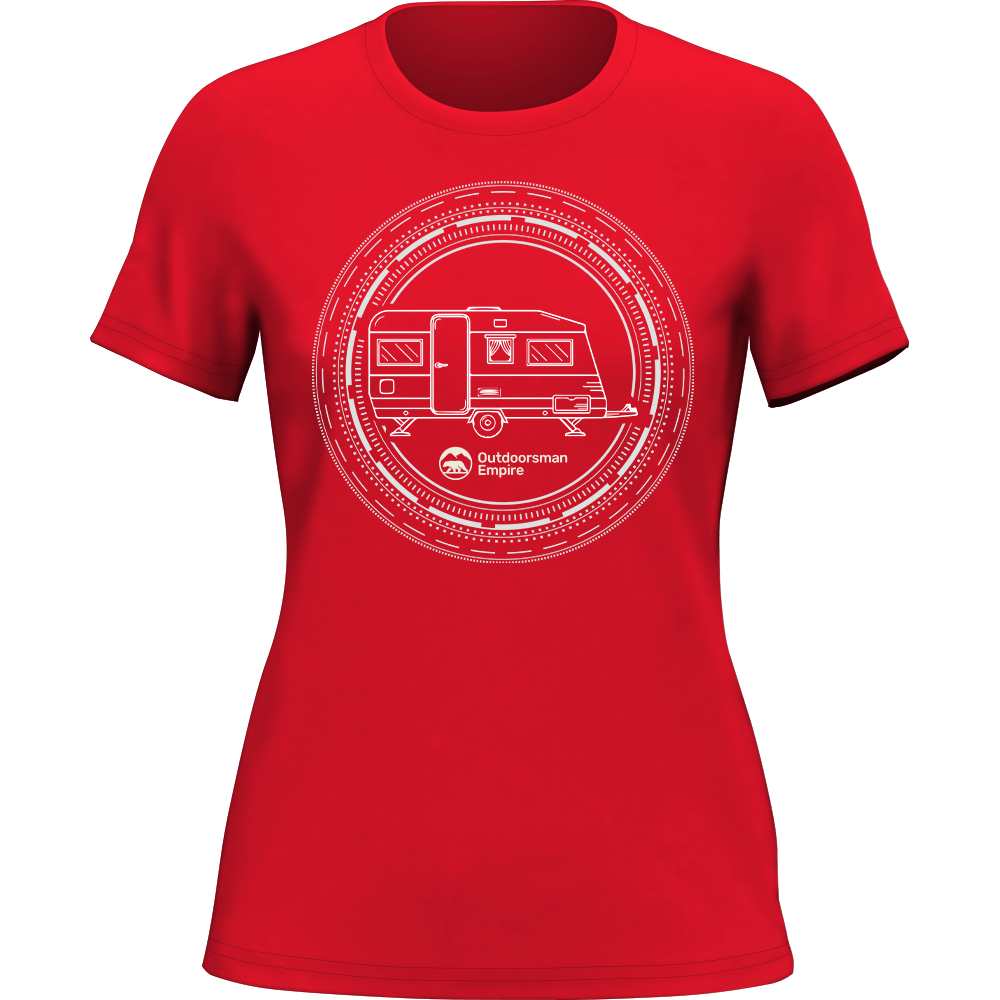 Outdoorzees Camping Kaleidoscope T-Shirt for Women