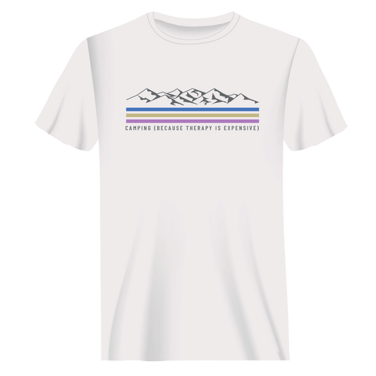 Outdoorzees Camping Lines Man T-Shirt