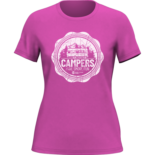 Outdoorzees Camping Seal T-Shirt for Women