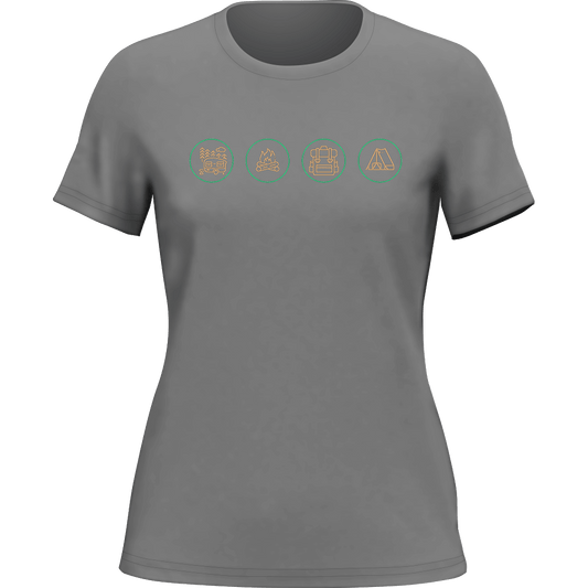 Outdoorzees Camp Life T-Shirt for Women