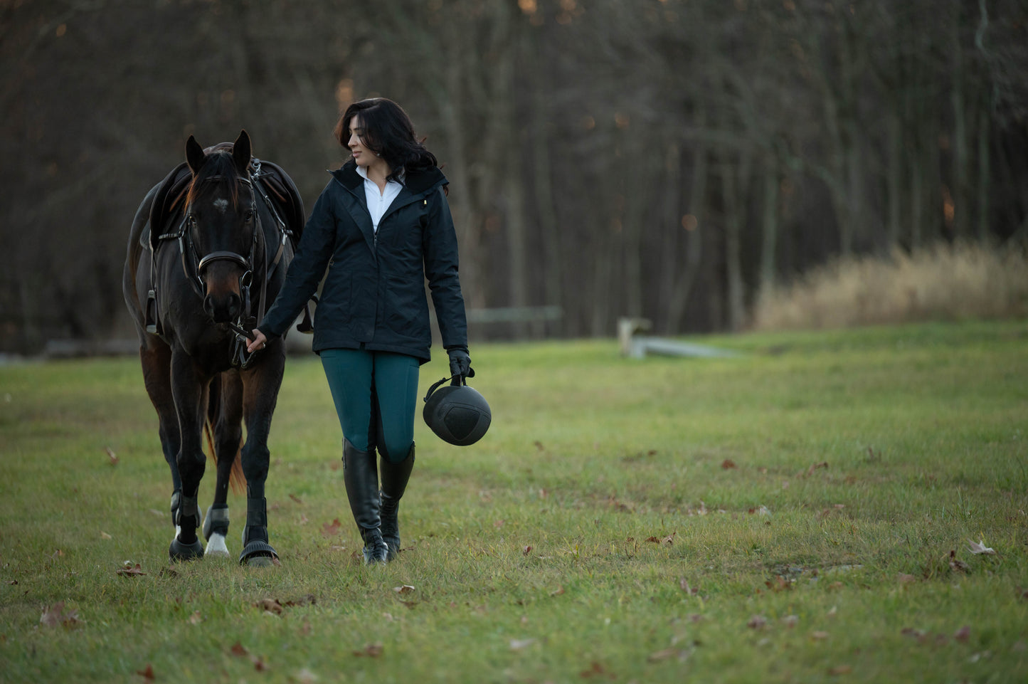 Redingote Winter Insulated Riding Jacket 2.0 - Caviar