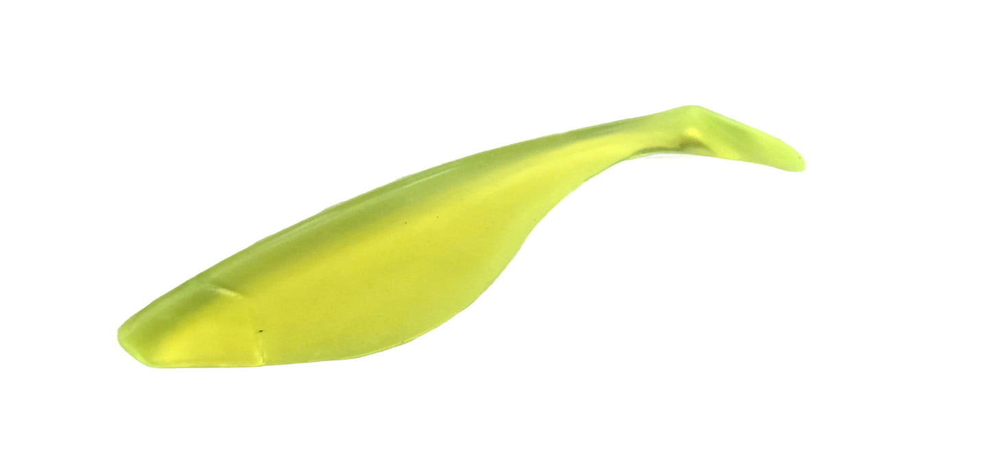Just Lures Fishing Shad 4" - Silk Chartreuse