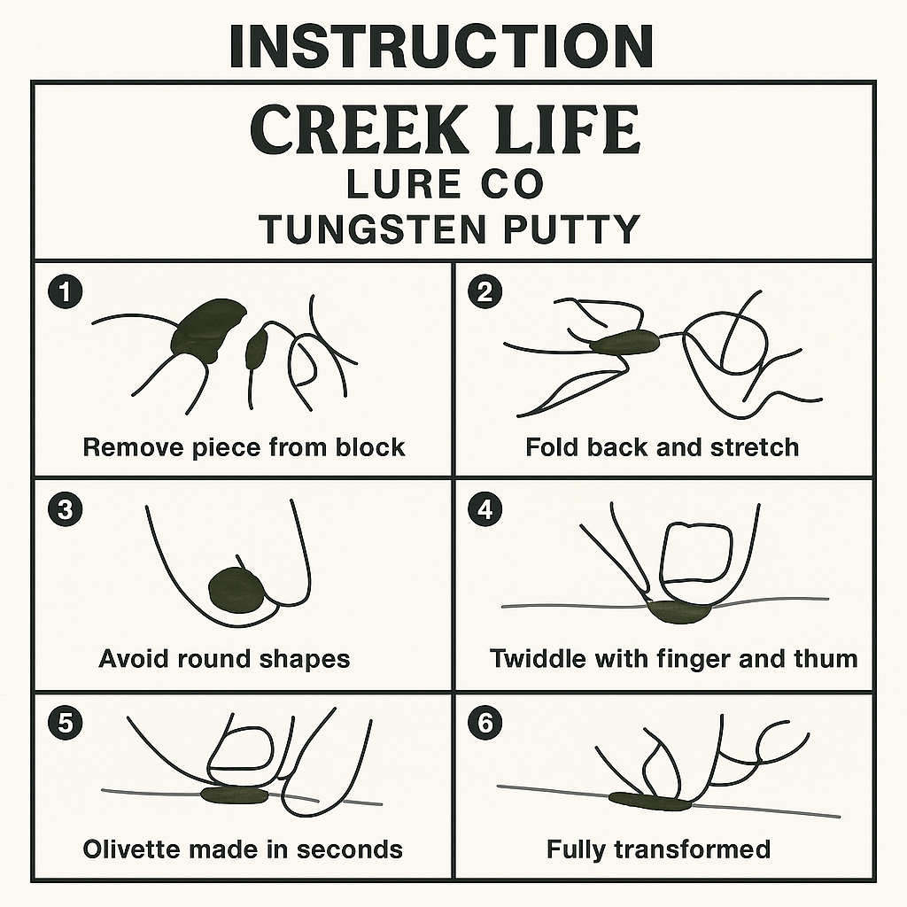 Creek Life Lure Co. Tungsten Putty (20g)
