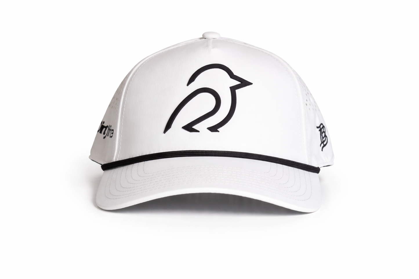 Dirty Birdie Snapback Black Patch w/White Logo