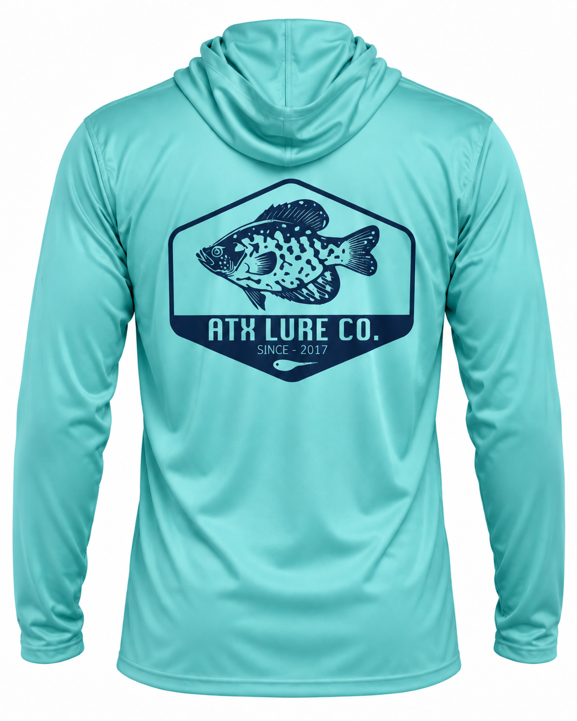 ATX Blue Hooded Fishing Shirt