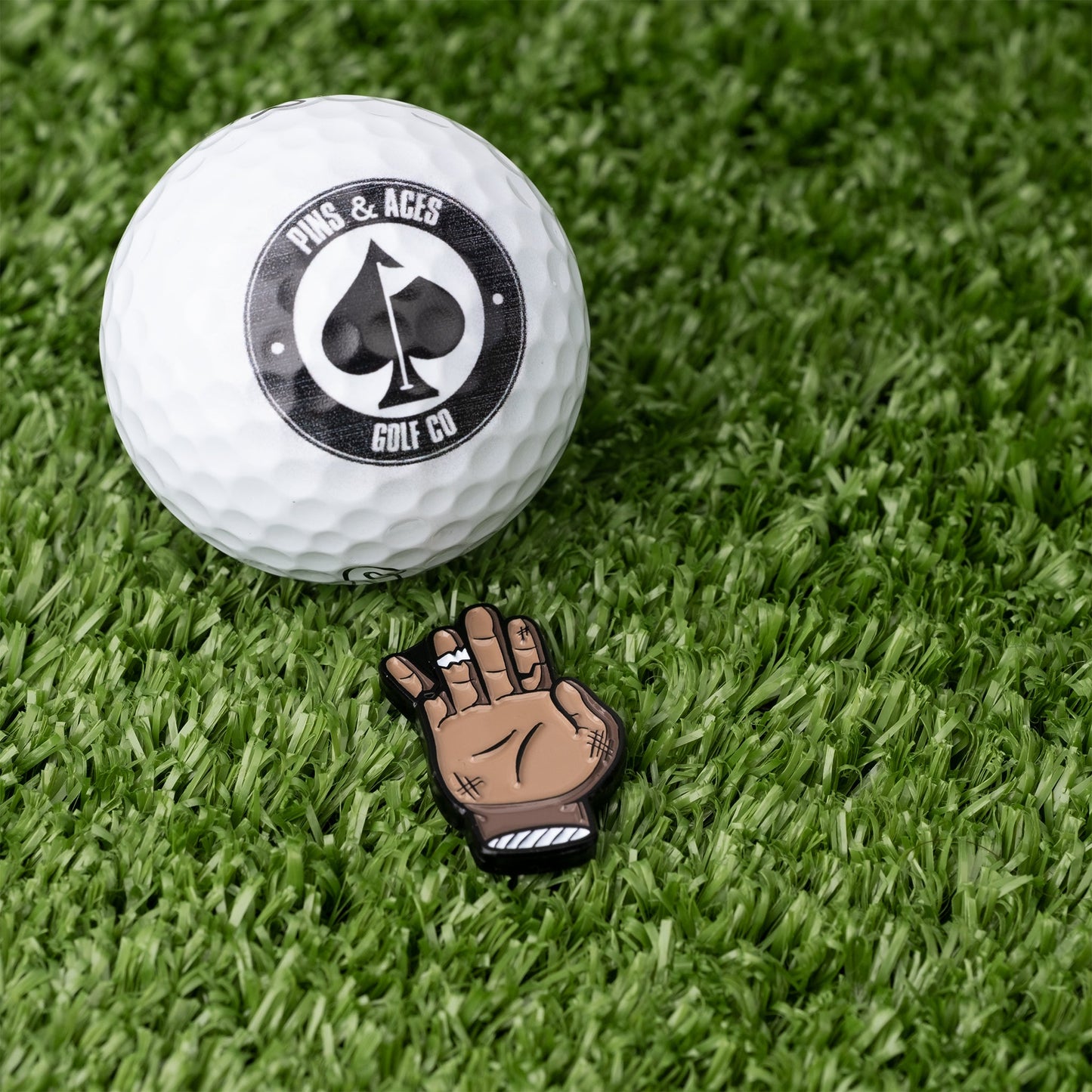 Pins and Aces Chubs Hand Ball Marker