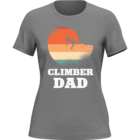 Outdoorzees Climber Dad T-Shirt for Women