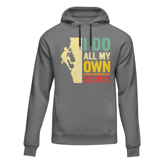 Outdoorzees Climbing I Do All My Own Stunts Unisex Hoodie