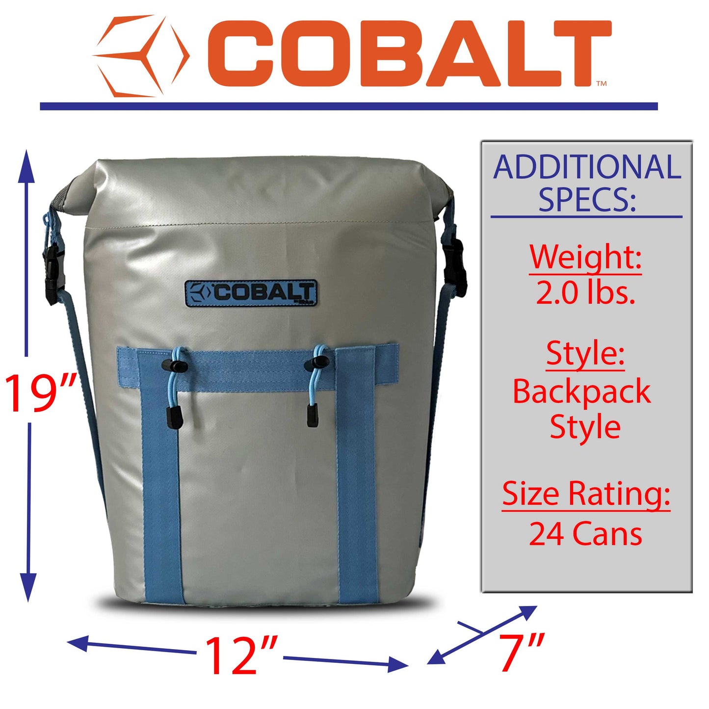 Caddis Sports Cobalt Soft Sided Cooler Backpack