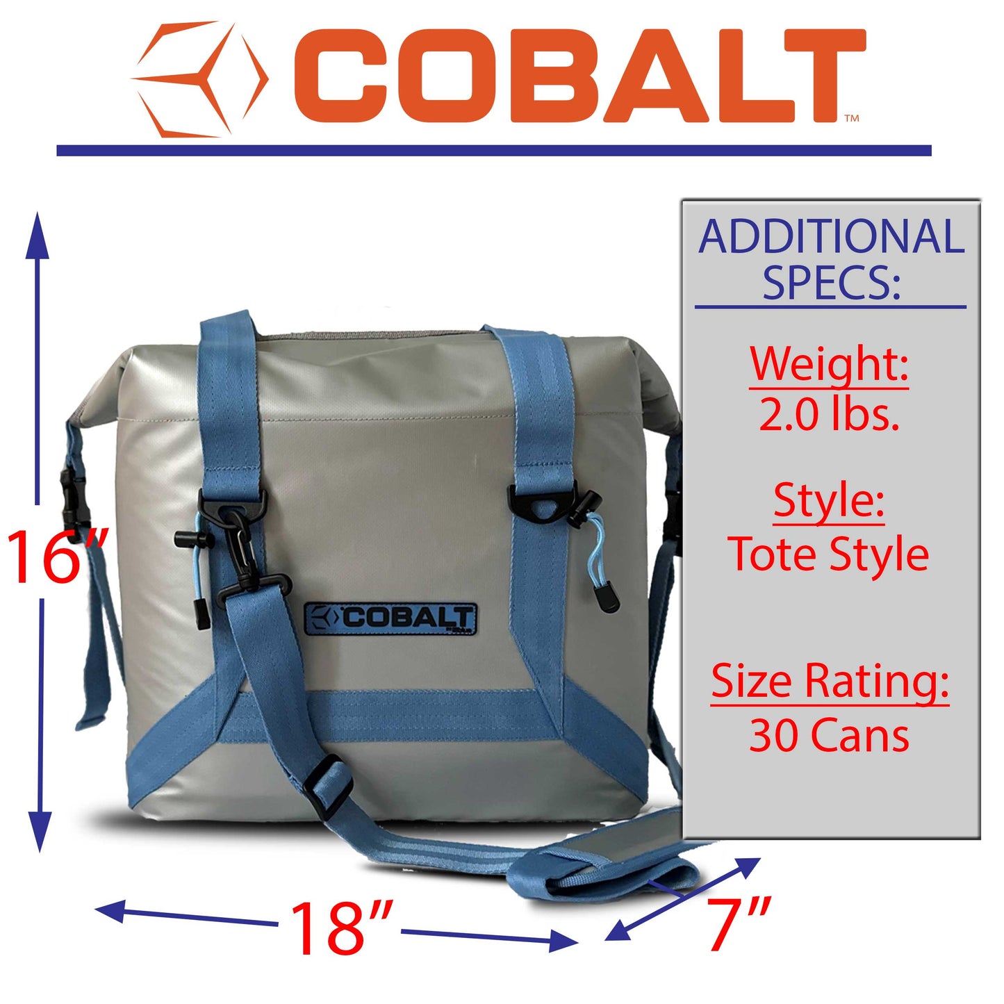 Caddis Sports Cobalt Soft Sided Cooler Tote