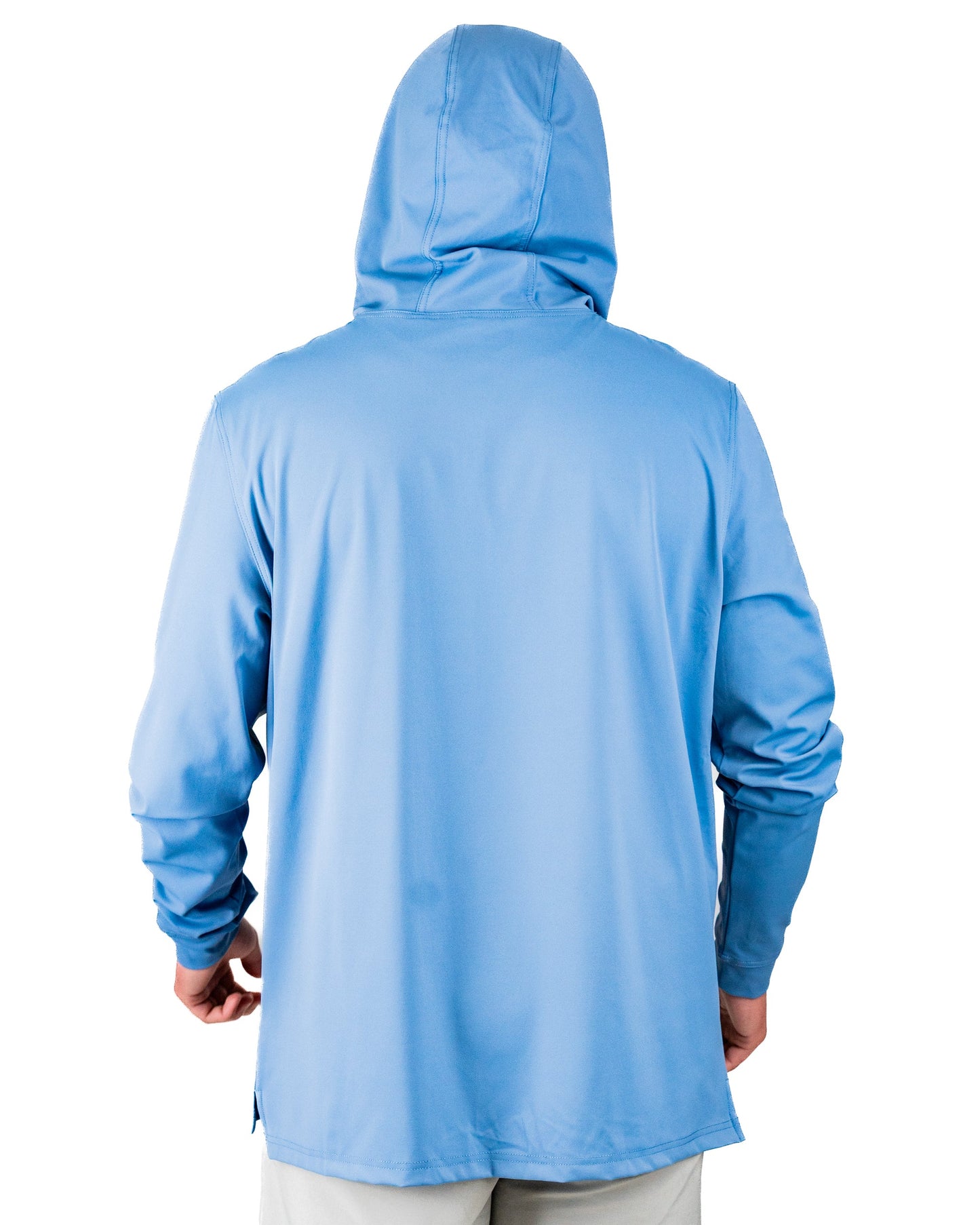 Pins and Aces Performance Golf Hoodie - Coca-Cola Glacier Blue