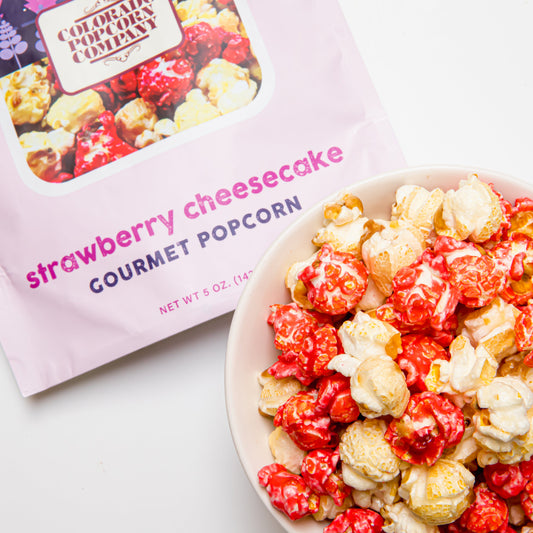 Colorado Popcorn Strawberry Cheesecake Popcorn