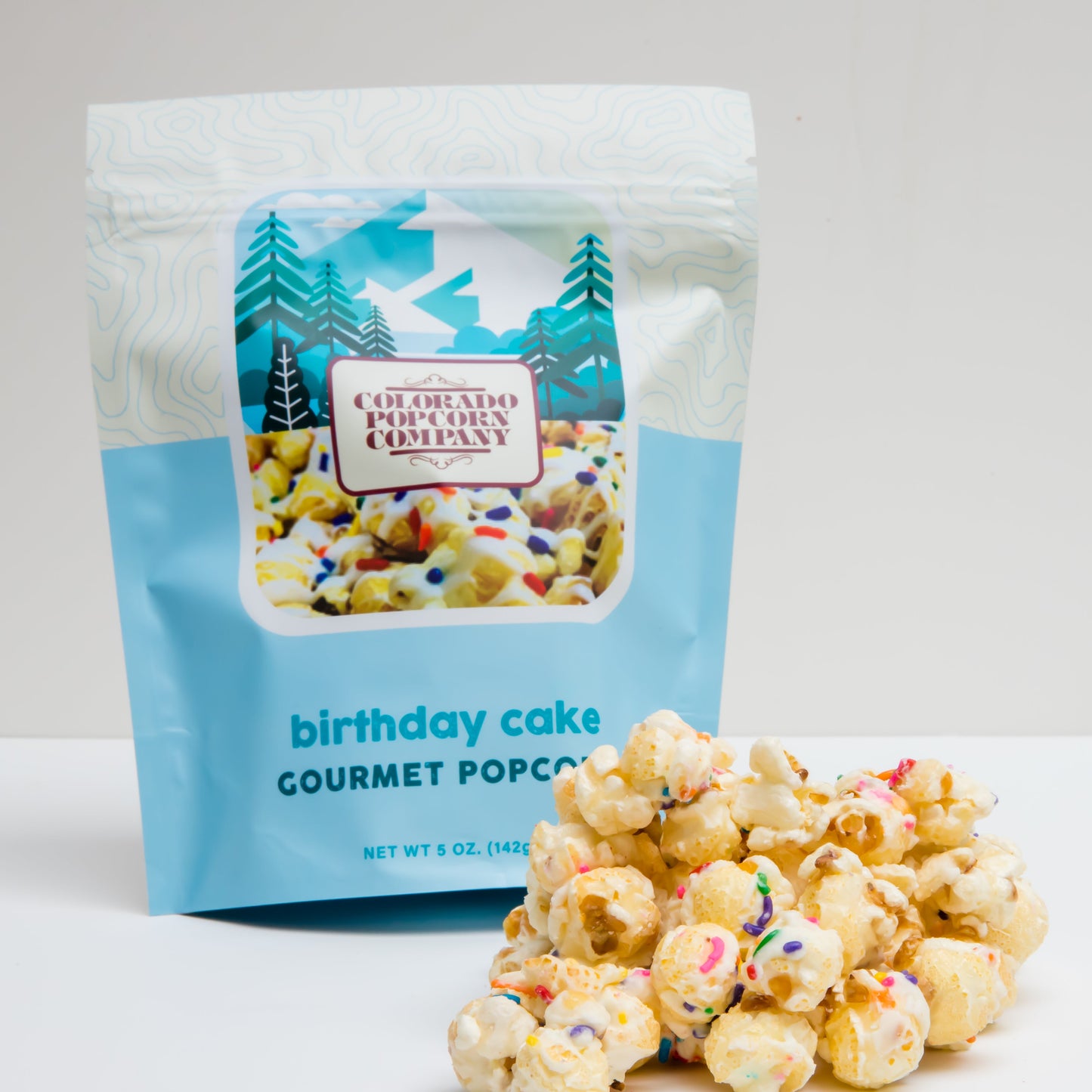 Colorado Popcorn Birthday Cake Popcorn