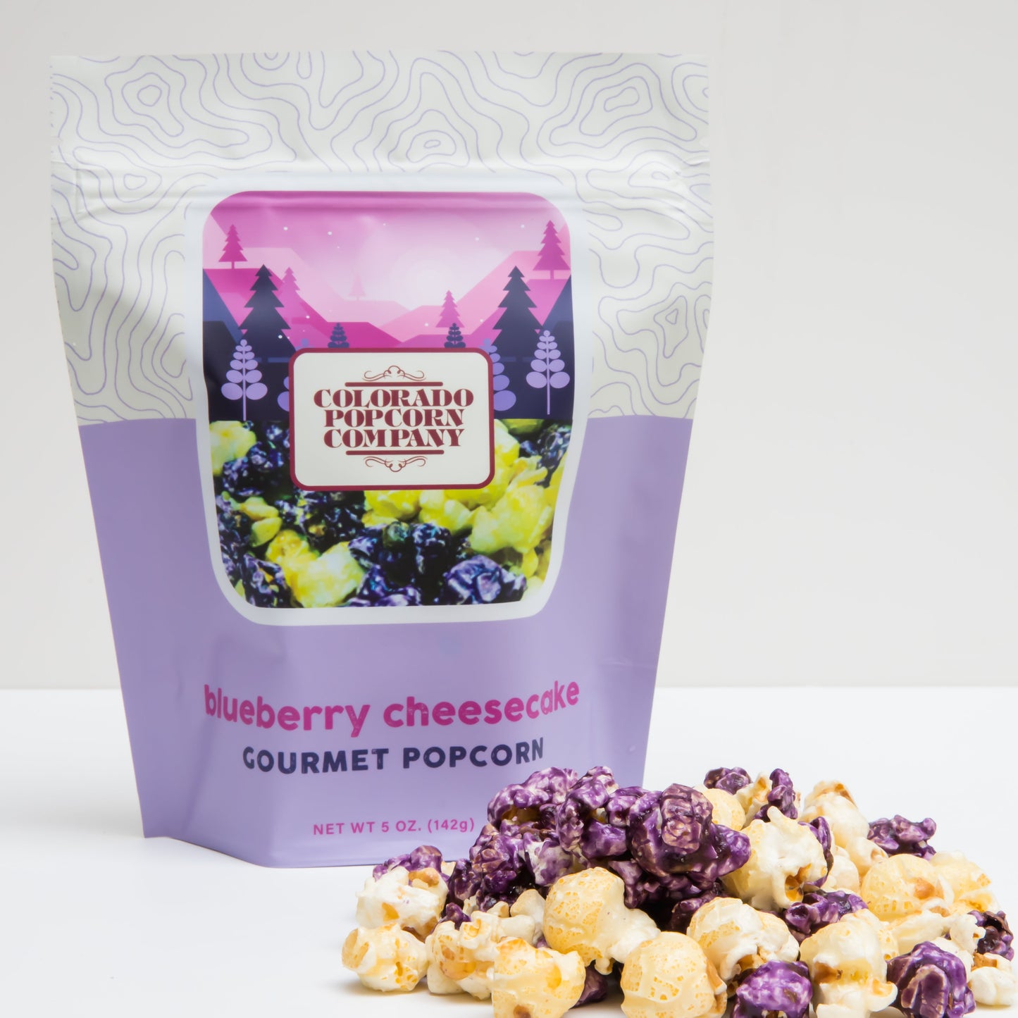 Colorado Popcorn Blueberry Cheesecake Popcorn