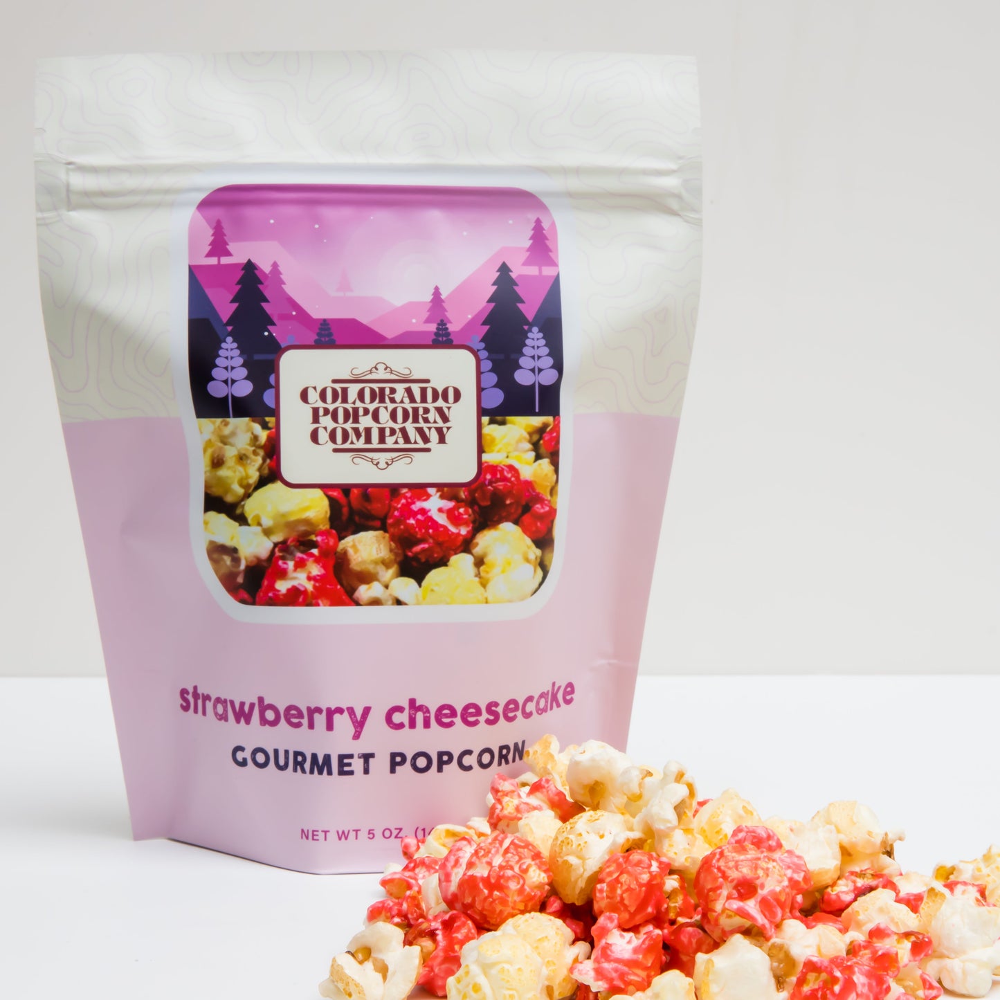 Colorado Popcorn Strawberry Cheesecake Popcorn