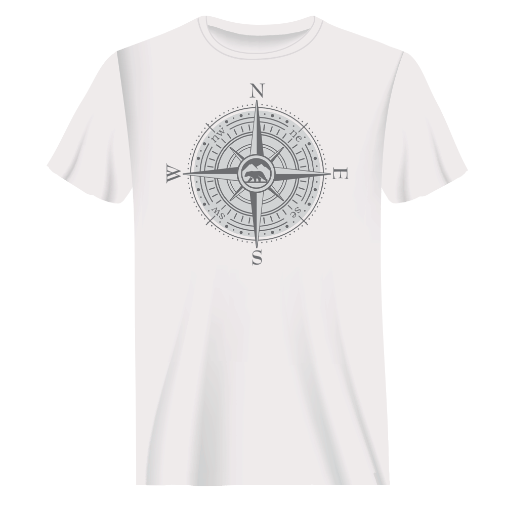 Outdoorzees Compass Camping Man T-Shirt