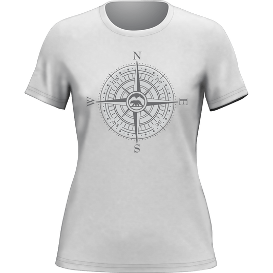 Outdoorzees Compass Camping T-Shirt for Women