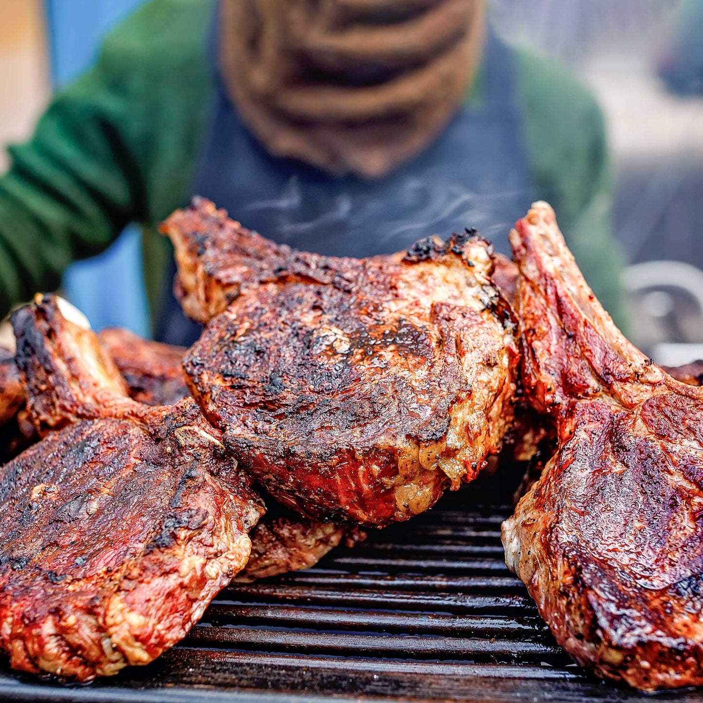Pig of the Month BBQ Limited Drop: Cornbread Stuffed Bone-In Pork Chops