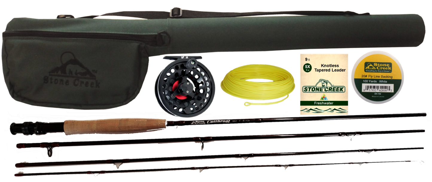 Stone Creek Cutthroat™ Fly Rod/Reel Outfit