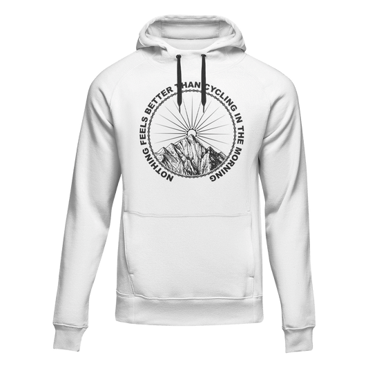 Outdoorzees Cycling In The Morning Unisex Hoodie