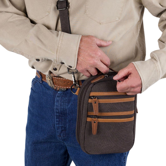 Concealed Carry Unisex Jax Canvas Crossbody by Lady Conceal
