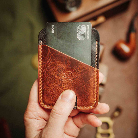 Pirate Goods Minimalist Leather Wallet - Boatswain v4 | Slim Card Holder | EDC