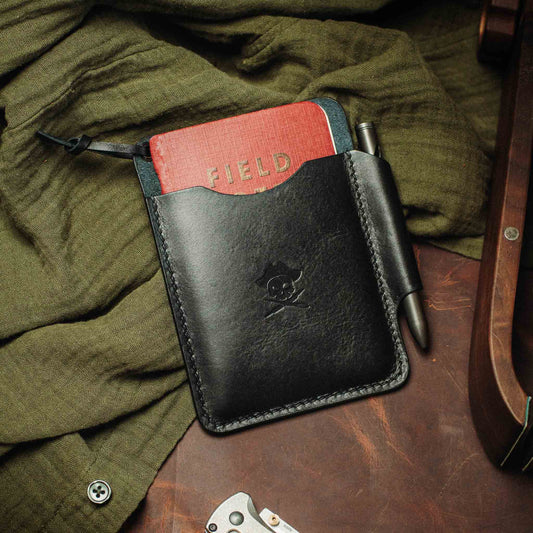 Pirate Goods Large Pocket Organizer - First Mate Fatty | Leather Pocket Carrier | Multi-tool