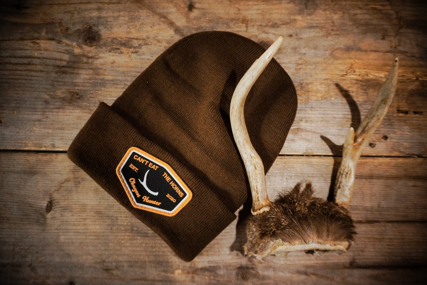 Okayest Hunter - Can't Eat The Horns Knit Hunting Hat