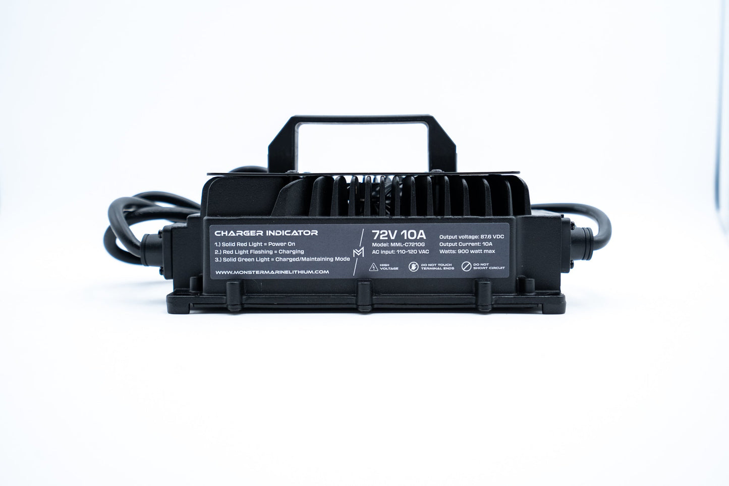 Monster Marine Lithium 72V 10A GOLF CART LITHIUM BATTERY CHARGER - MMLC7210G
