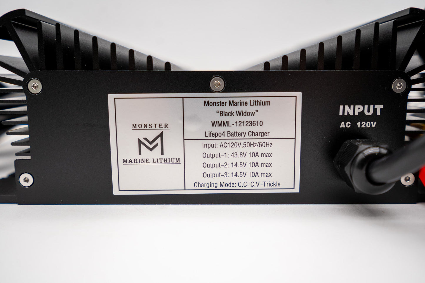 Monster Marine Lithium Triple Bank 12v, 12v & 36v marine waterproof Lead/AGM/Lithium charger