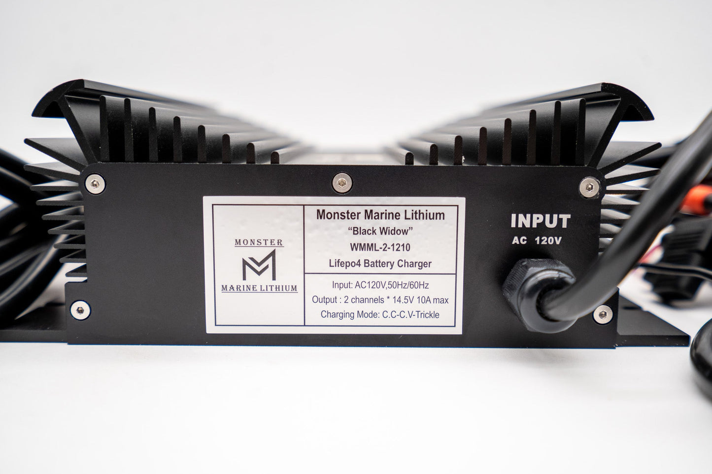 Monster Marine Lithium 2 Bank Lithium/AGM/Lead Marine Waterproof Battery Charger