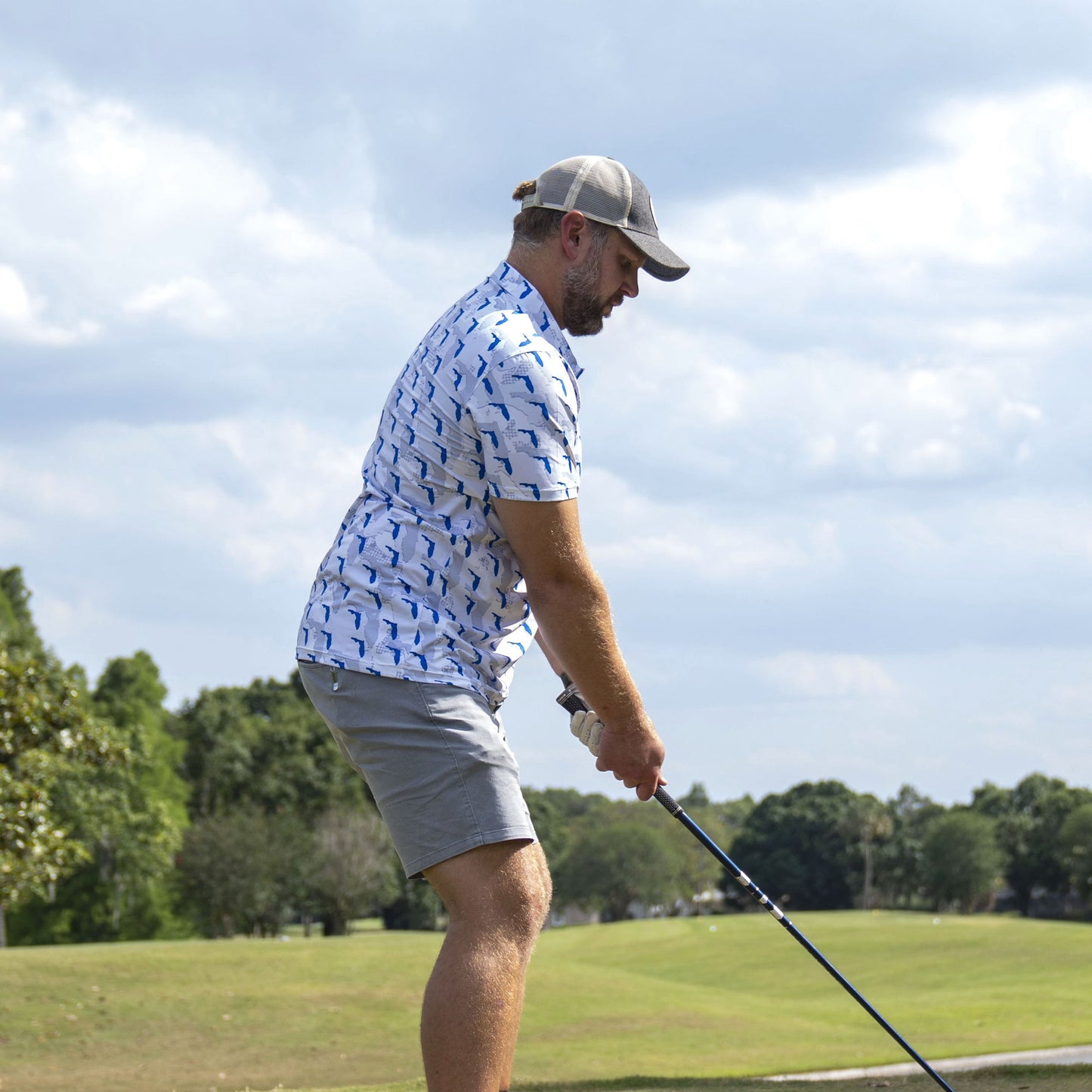 Everyday Outdoors Florida Camo - The Gator Polo