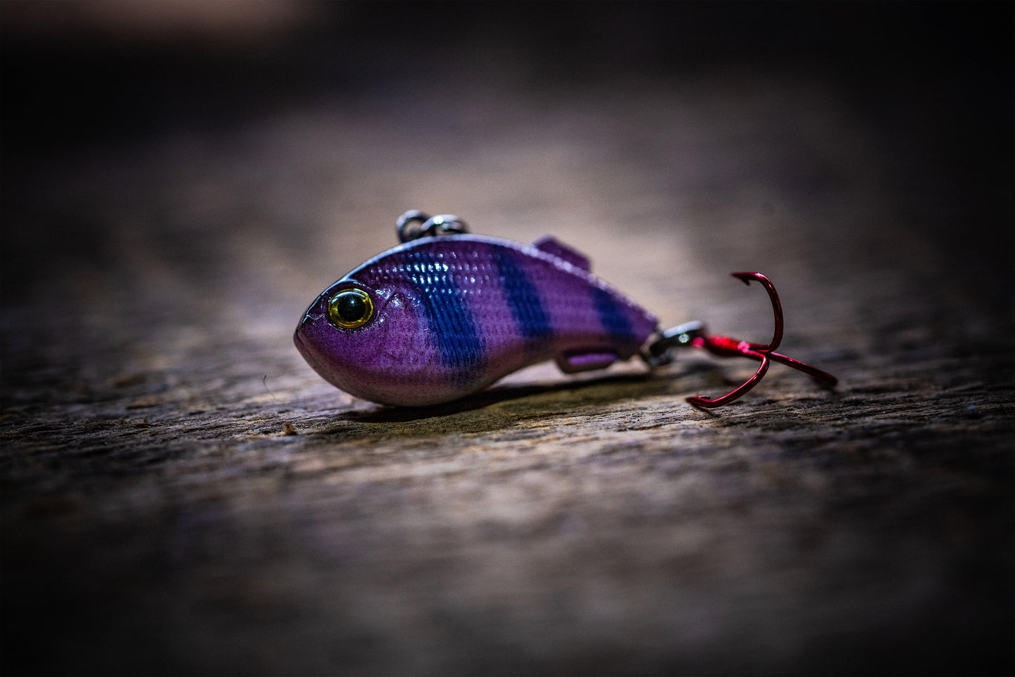 Kenders - K-Rip Pink Purple Stripe Mini Vibe Bait