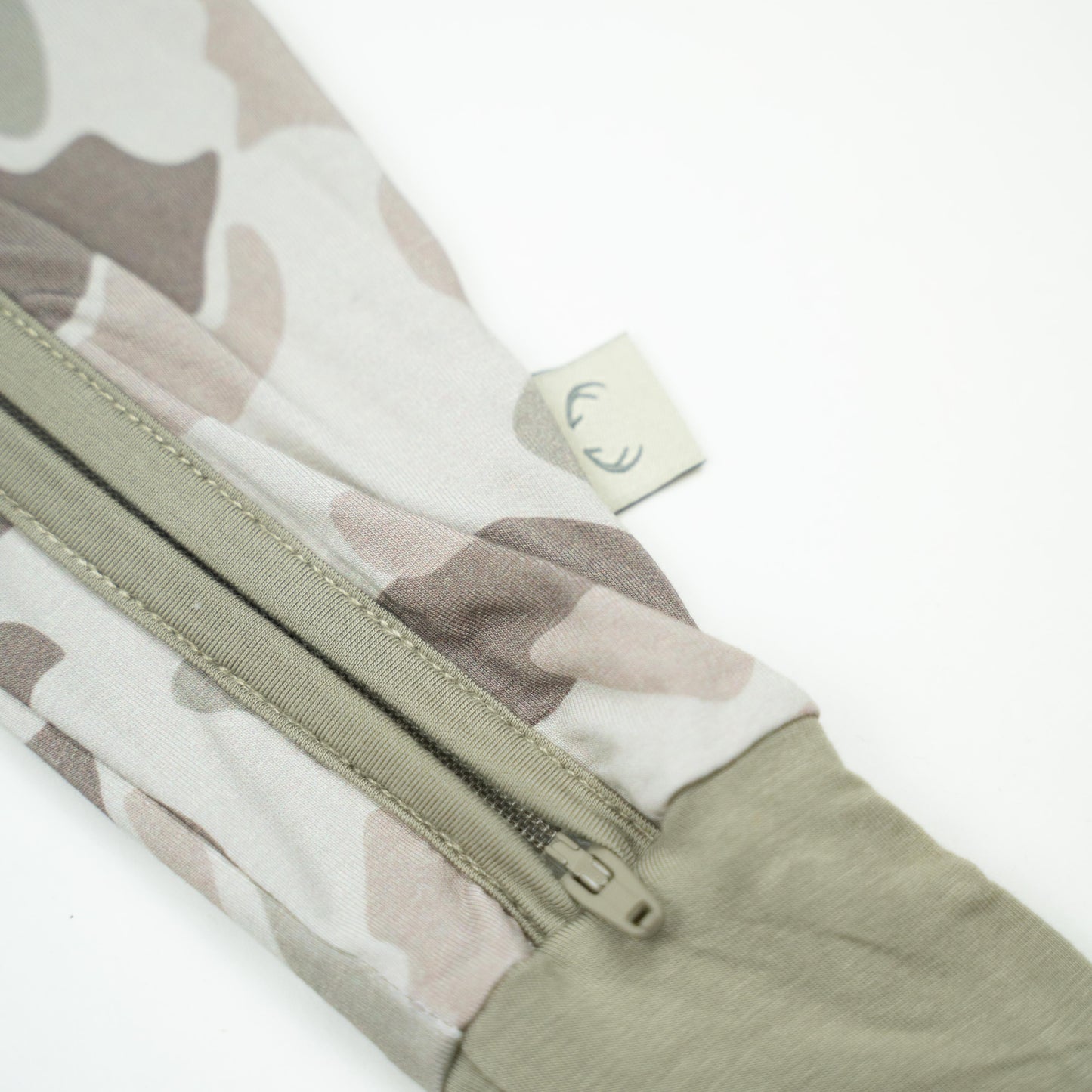 Bow Crew Apparel "Button Buck Camo" Baby Zippy