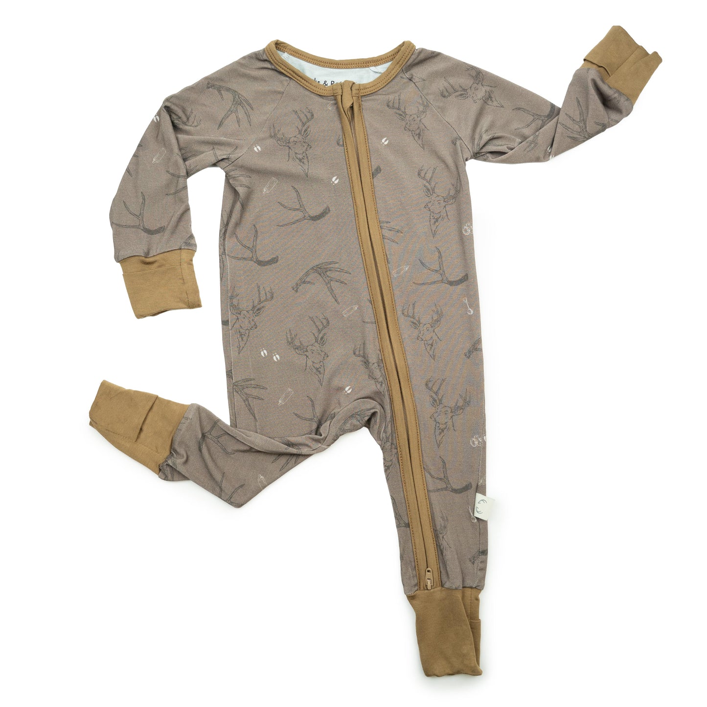 Bow Crew Apparel "Racks & Rattles" Baby Zippy