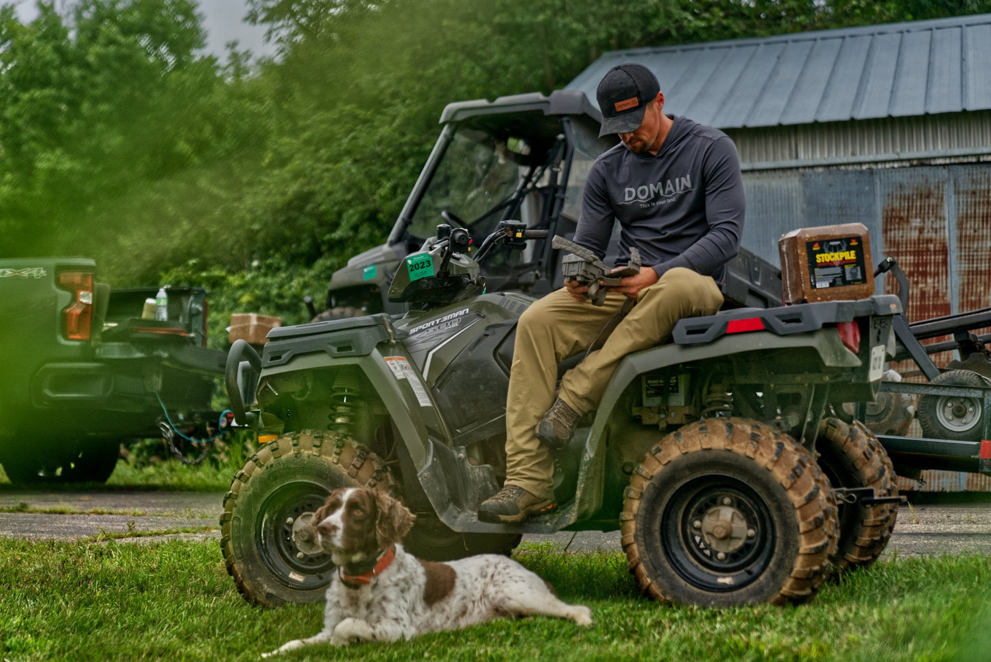 Domain Outdoor Iron Grey Lightweight Everyday Hoodie