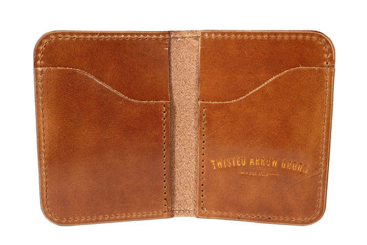 Twisted Arrow Goods Double Barrel Vertical Bifold Wallet