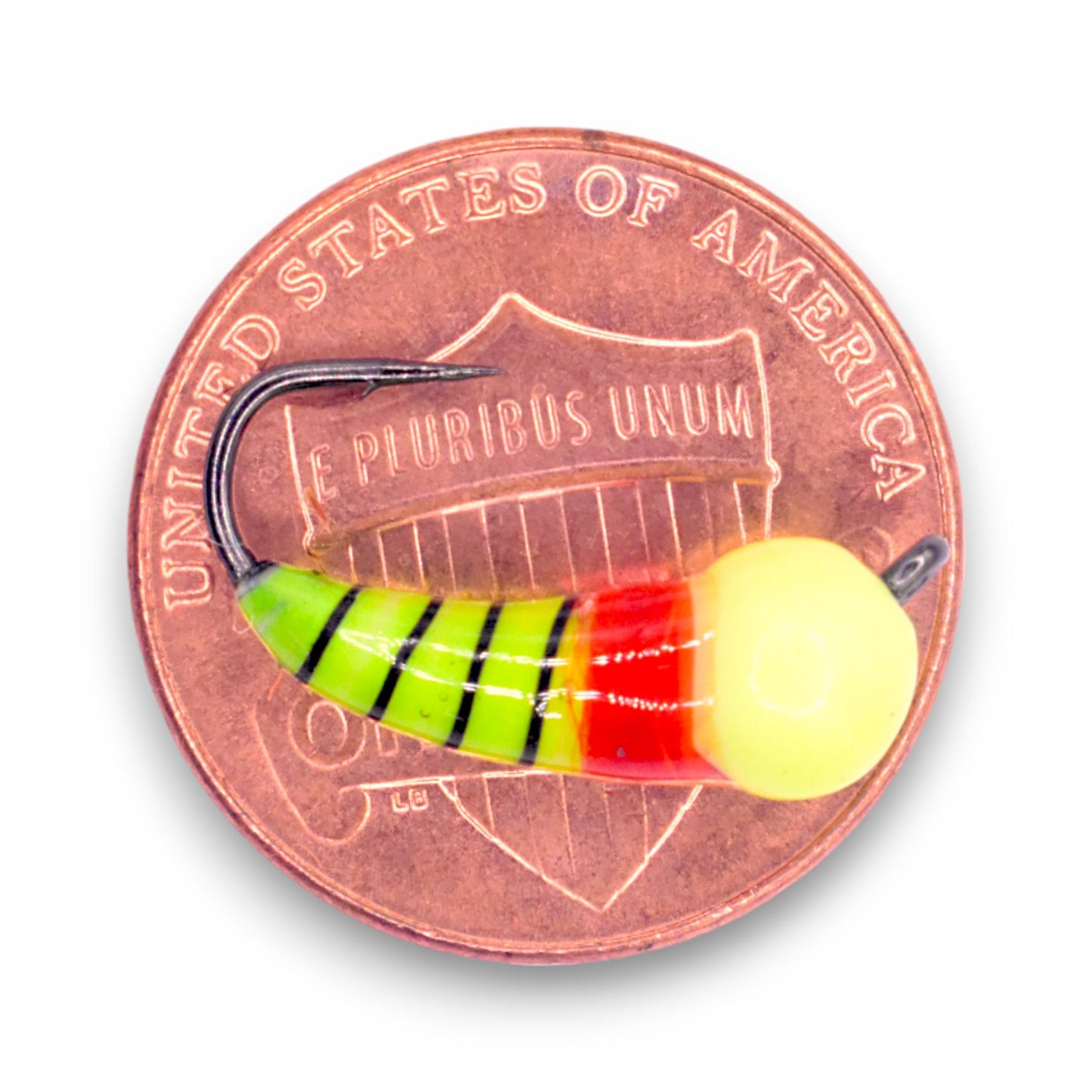 Kenders - Chartreuse Red Tungsten Akua Jig Skud